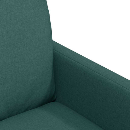 Matstolar 2 pcs Mörkgrön 57 x 67 x 98 cm tyg