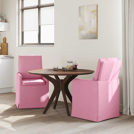Matstolar 2 pcs Rosa 57 x 67 x 98 cm tyg