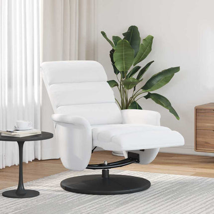 Reclinerfåtölj Vit 98 x 71 x 106 cm PU