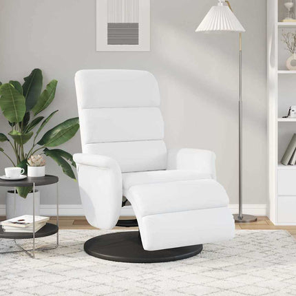 Reclinerfåtölj Vit 98 x 71 x 106 cm PU