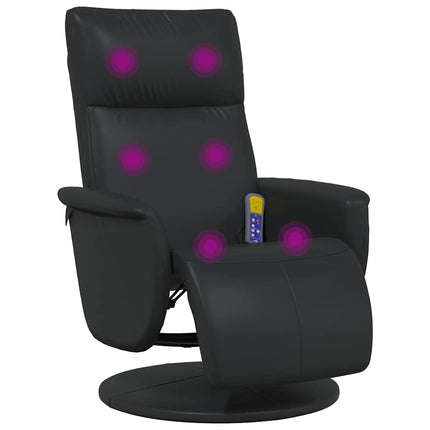 Massagefåtölj Svart 71 x 90 x 105 cm Konstläder