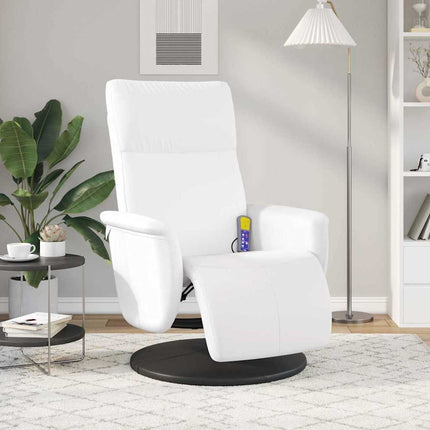 Massagefåtölj Vit 71 x 90 x 105 cm Konstläder