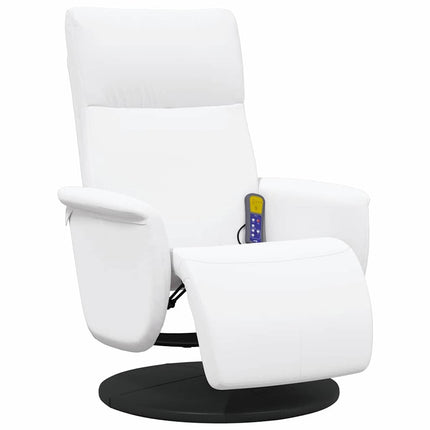 Massagefåtölj Vit 71 x 90 x 105 cm Konstläder