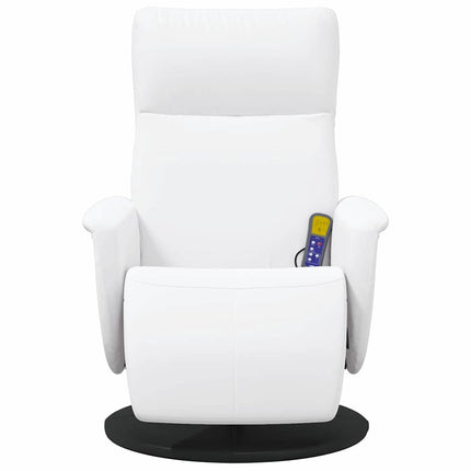 Massagefåtölj Vit 71 x 90 x 105 cm Konstläder