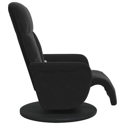 Massagefåtölj Svart 91 x 71 x 105 cm Sammet