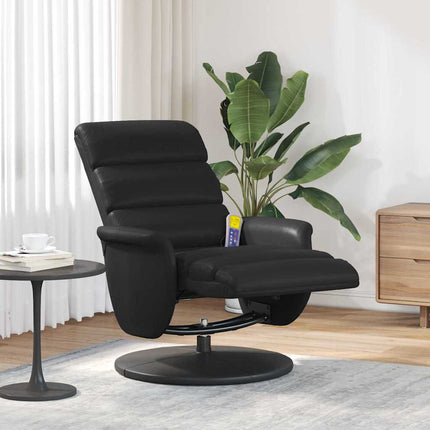 Massagefåtölj Svart 71 x 98 x 106 cm Konstläder