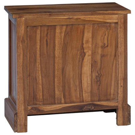 Förvaringsskåp Naturfärg 60 x 30 x 60 cm Massivt teakträ