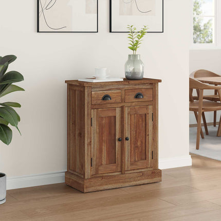 Förvaringsskåp Naturfärg 65 x 30 x 75 cm Massivt teakträ