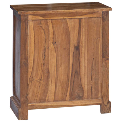 Förvaringsskåp Naturfärg 65 x 30 x 75 cm Massivt teakträ