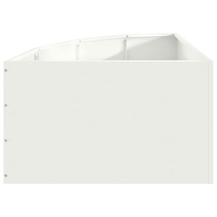 Hörnställning Vit 60 x 60 x 35 cm Stål
