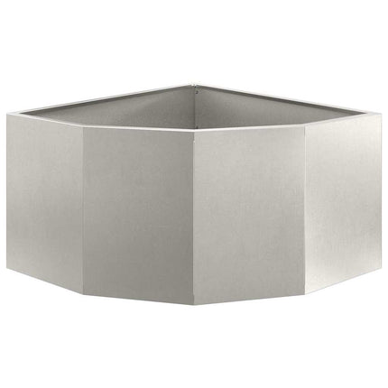 Hörnställning Silver 60 x 60 x 35 cm Rostfritt stål