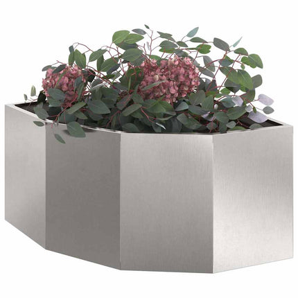 Hörnställning Silver 60 x 60 x 35 cm Rostfritt stål
