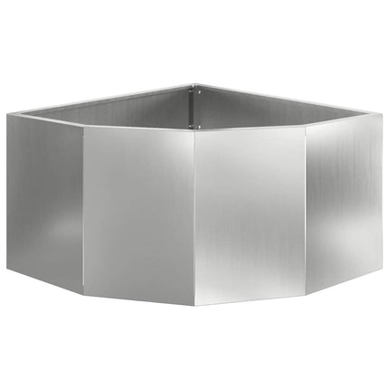 Hörnställning Silver 60 x 60 x 35 cm Galvaniserat stål