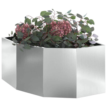 Hörnställning Silver 60 x 60 x 35 cm Galvaniserat stål
