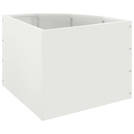 Hörnställning Vit 45 x 45 x 35 cm Stål