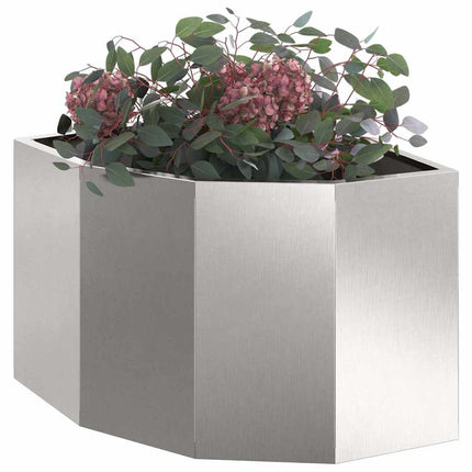 Hörnställning Silver 45 x 45 x 35 cm Rostfritt stål