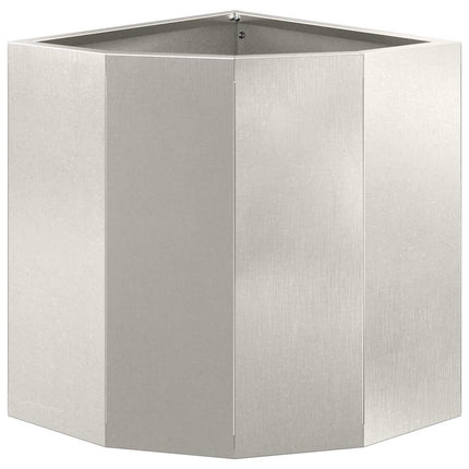 Hörnställning Silver 30 x 30 x 35 cm Rostfritt stål