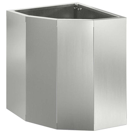 Hörnställning Silver 30 x 30 x 35 cm Galvaniserat stål