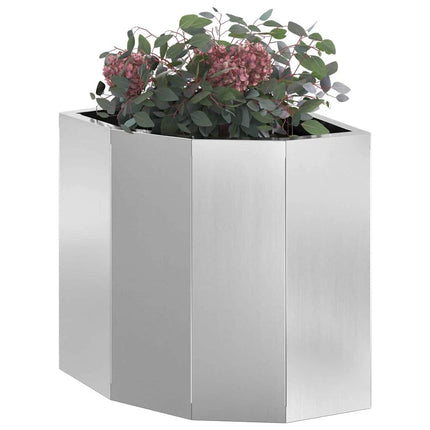 Hörnställning Silver 30 x 30 x 35 cm Galvaniserat stål