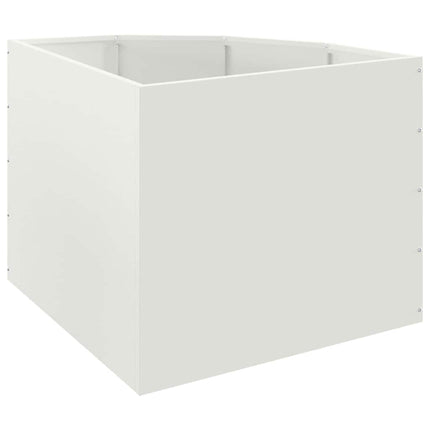 Hörnställning Vit 60 x 60 x 50 cm Stål