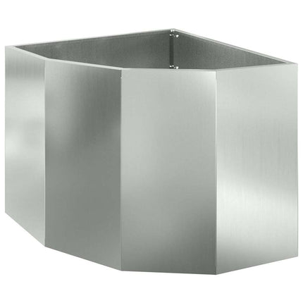 Hörnställning Silver 60 x 60 x 50 cm Galvaniserat stål