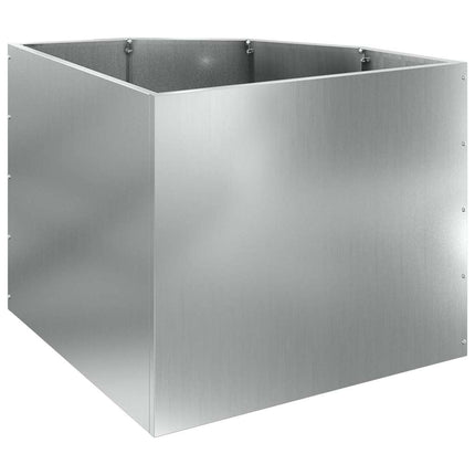 Hörnställning Silver 60 x 60 x 50 cm Galvaniserat stål