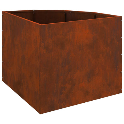 Hörnställning Rostig 60 x 60 x 50 cm Väderbeständigt stål