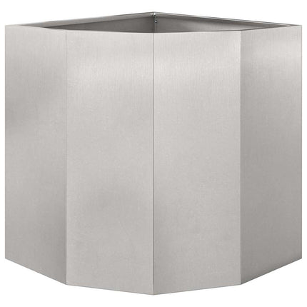 Hörnställning Silver 45 x 45 x 50 cm Rostfritt stål