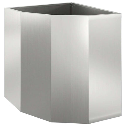 Hörnställning Silver 45 x 45 x 50 cm Galvaniserat stål