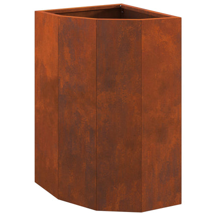 Hörnställning Rostig 30 x 30 x 50 cm cortenstål