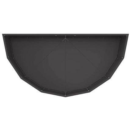Planteringskärl Svart 120 x 60 x 35 cm Stål