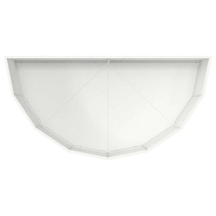 Planteringskärl Vit 120 x 60 x 35 cm Stål