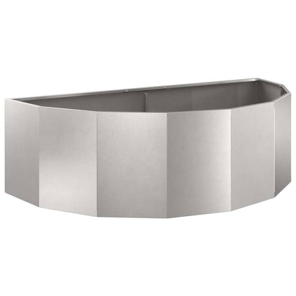 Planteringskärl Silver 120 x 60 x 35 cm Rostfritt stål