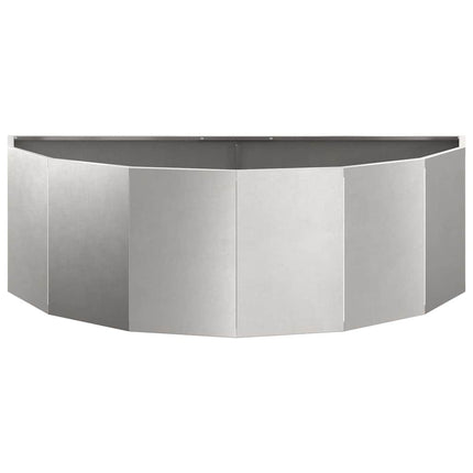 Planteringskärl Silver 120 x 60 x 35 cm Rostfritt stål