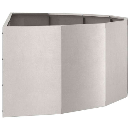 Planteringskärl Silver 120 x 60 x 35 cm Rostfritt stål