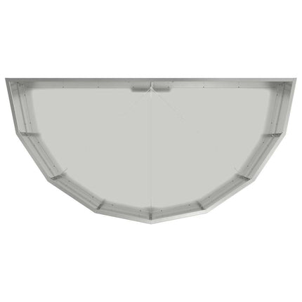 Planteringskärl Silver 120 x 60 x 35 cm Galvaniserat Stål