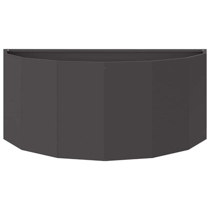 Planteringskärl Svart 90 x 45 x 35 cm Stål