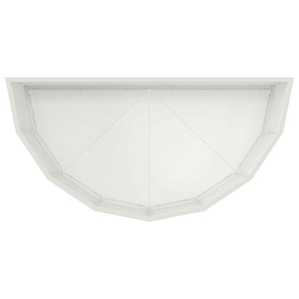 Planteringskärl Vit 90 x 45 x 35 cm Stål