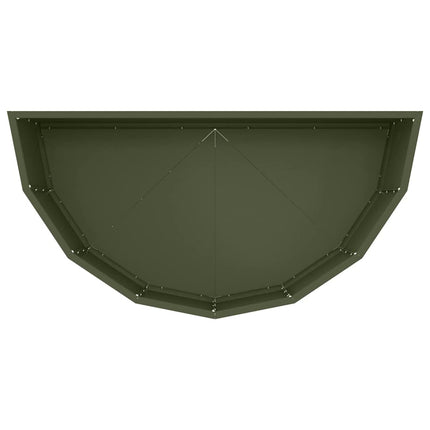 Planteringskärl Olivgrön 90 x 45 x 35 cm Stål