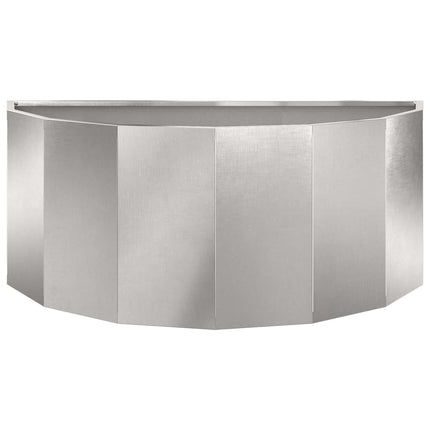 Planteringskärl Silver 90 x 45 x 35 cm Rostfritt stål