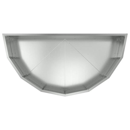 Planteringskärl Silver 90 x 45 x 35 cm Galvaniserat Stål