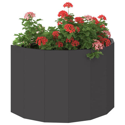 Planteringskärl Svart 60 x 30 x 35 cm Stål