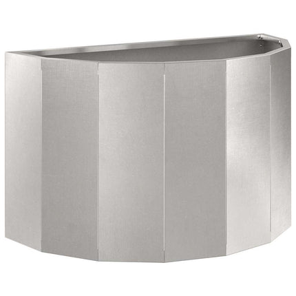 Planteringskärl Silver 60 x 30 x 35 cm Rostfritt stål