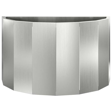Planteringskärl Silver 60 x 30 x 35 cm Galvaniserat Stål
