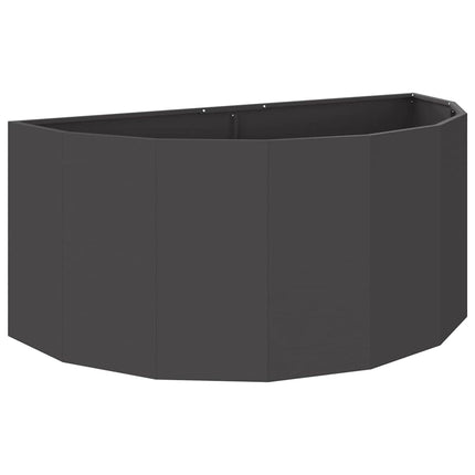 Planteringskärl Svart 120 x 60 x 50 cm Stål