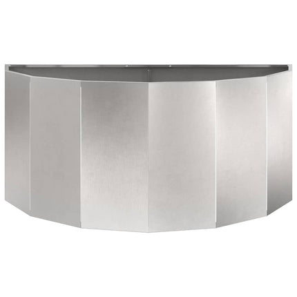Planteringskärl Silver 120 x 60 x 50 cm Rostfritt stål
