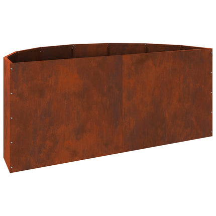 Planteringskärl Rostig 120 x 60 x 50 cm Väderbeständig stål