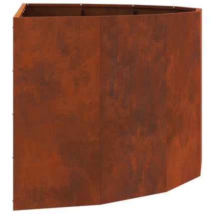 Planteringskärl Rostig 120 x 60 x 50 cm Väderbeständig stål
