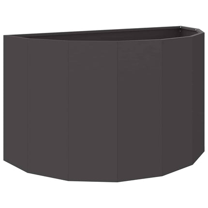 Planteringskärl Svart 90 x 45 x 50 cm Stål