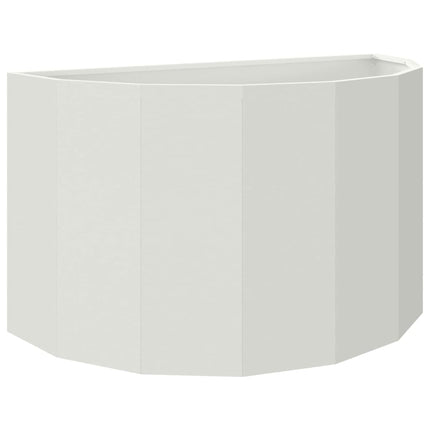 Planteringskärl Vit 90 x 45 x 50 cm Stål